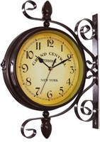 Vintage Double Sided Antique Clock