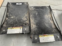 2 Steel Vehicle Platform Trolleys