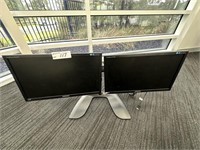 2 Samsung Sync Master BX2240 LCD Monitors & Stand