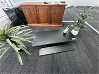 Office Desk Module, 2 Imitation Plants, Helicopter
