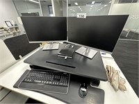 HP EliteDesk 800 G4 35W i5 Mini PC & 2 Monitors