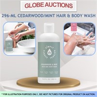296-ML CEDARWOOD/MINT HAIR & BODY WASH