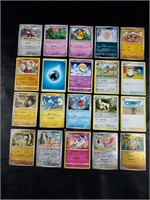 Pokemon Card Assortment with Halos