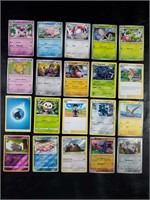 Pokemon Card Assortment with Halos