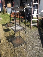 Iron 3 Tier Patio Stand (50" Tall)