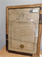 1919 MASONS SCOTTISH RIGHT CERTIFICATE