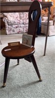 Small chair with picture 26 inches tall