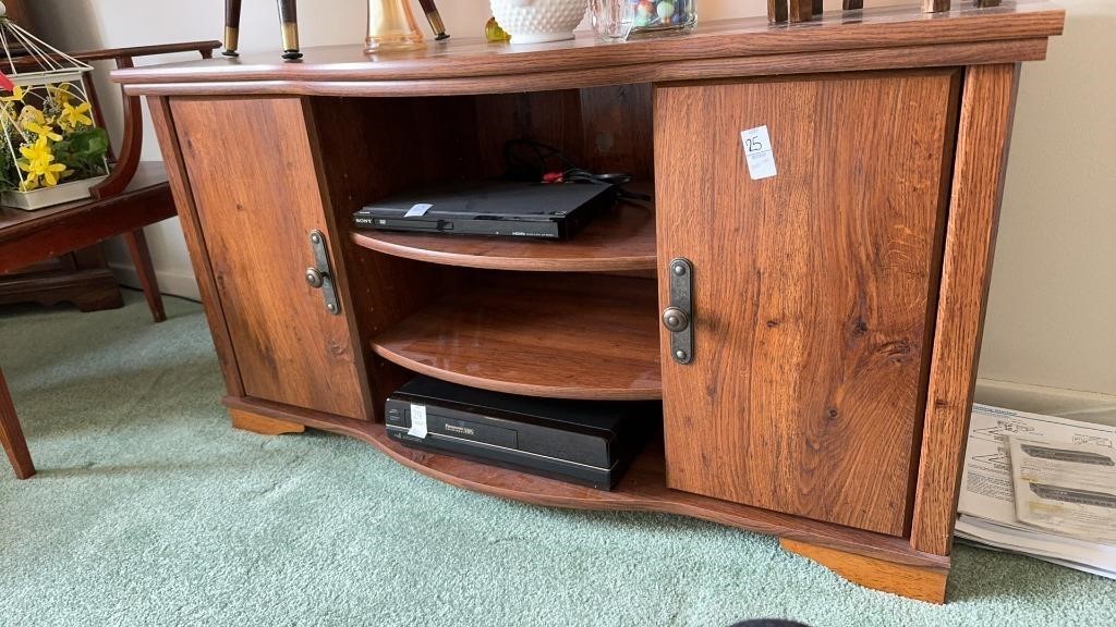 Wooden TV stand 24 long x 21 1/2 tall