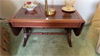Wooden table with adjustable sides 49 inches long
