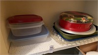 Shelf a lot of miscellaneous kitchenware