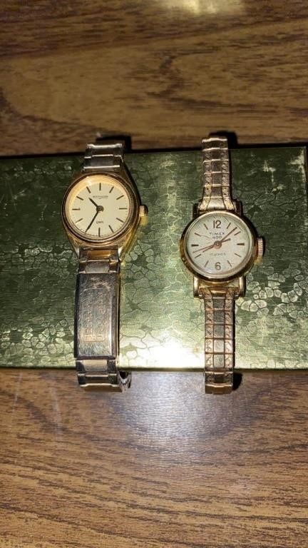 Vintage Timex and Witnauer Ladies wristwatches