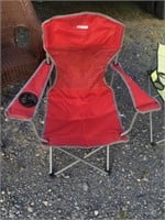 Red Folding Arm Chair