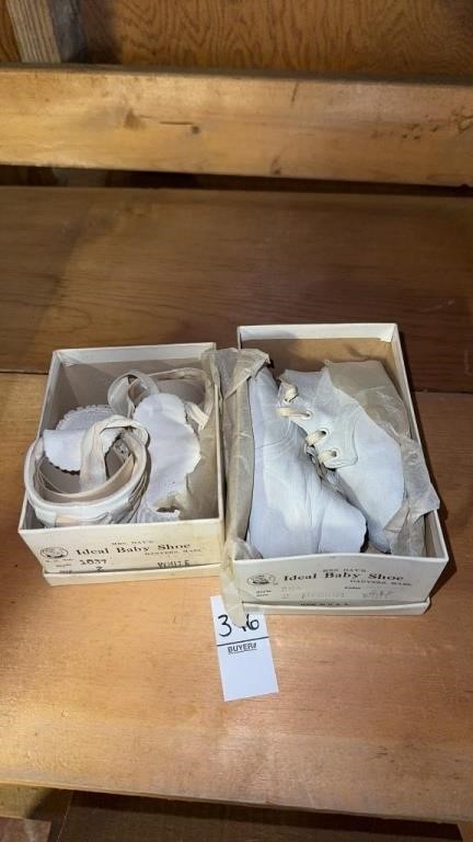 Two pairs of baby shoes