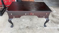 Mahogany Chippendale Rope Band Desk