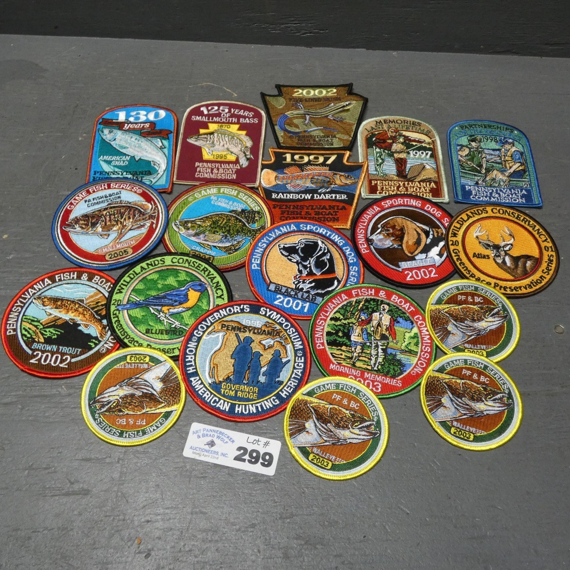 Pa Fish & Game Commission Patches