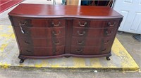 Mahogany Chippendale Double Dresser