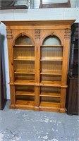 Two Pc. Corinthian Column Bookcase