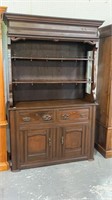 One Piece Pewter Cabinet