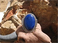 Phillip Yazzie Sterling N/A Lapis Lazuli Ring