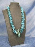Billy Archuleta N/A SS Turquoise Necklace See Info
