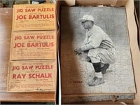 Vintage Baseball Jigsaw Puzzles