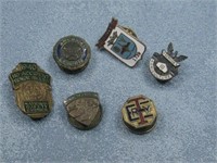 Vtg Pin & Buttons Some Military