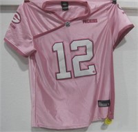 Pink NFL Packers Rodgers Jersey Sz XXL