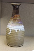 Art Pottery Tear Drop Type Bottle