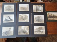Vintage Matted Pictures