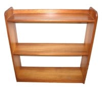 wooden bookshelf 27"h x 27"w x 8.5"d