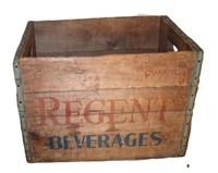 Regen Beverages wooden crate
