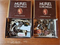 Cigar Boxes w/ Vintage Keys