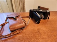 Vintage Audax Folding Camera w/ Case/Bag