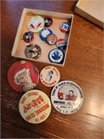 Vintage Pinback Buttons Lot