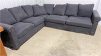 Sectional couch 109” x 100” sleeper, 3 pieces
