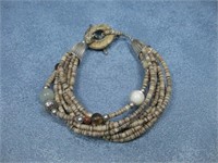 Carolyn Pollack Sterling Silver W/Gems Bracelet