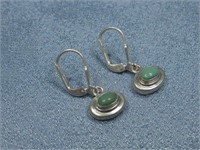 Carolyn Pollack Sterling Silver Turquoise Earrings