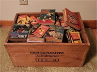 Crate of Vintage Miniature Books