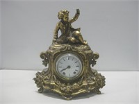 Seth Thomas Sons & Co Brass Mantel Clock See Info