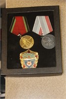 Lot of 3 Soviet Union Medals/Pins