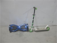 17" Scooter & 23" Hover Board Untested