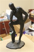 Cast Iron Statue: The Thinker