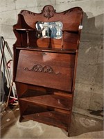 Antique Wood Vanity Desk