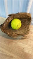 Wilson glove and ball