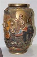 An Antique Japanese Large Satsuma Vase