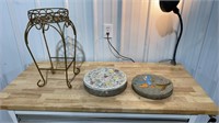 Plant stand and stepping stones