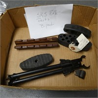 Assorted SKS Rifle Parts & Bipod