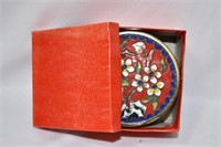 A Chinese Cloisonne Round Box