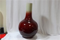 A Large Chinese Oxblood Bubble Vase