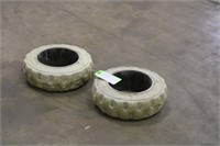 (2) 4x4.5x8 Forklift Tires